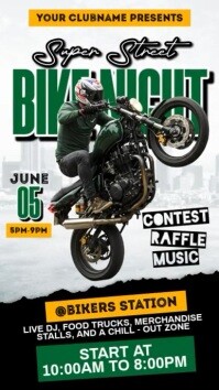 Bike Night Reel Instagram template