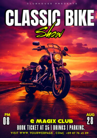 bike night A4 template