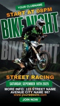 Bike Night Instagram Reel template