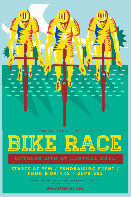 Bike Race Flyer Template | PosterMyWall