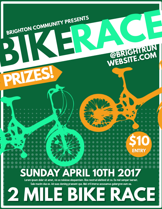 Bike Race Template | PosterMyWall