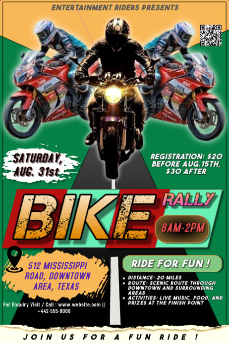 Bike rally Template | PosterMyWall