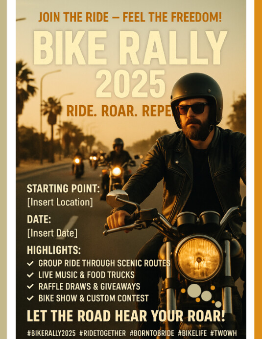 Plantilla de Bike Rally | PosterMyWall