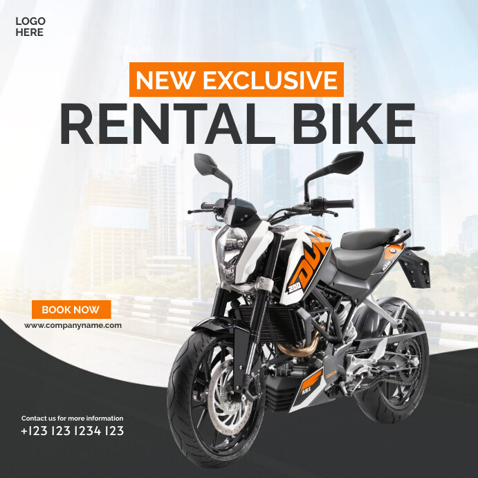 Bike Rental Post Bike For Sale Instagram Plasing template