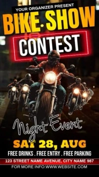 Bike Show Contest Instagram Reel template