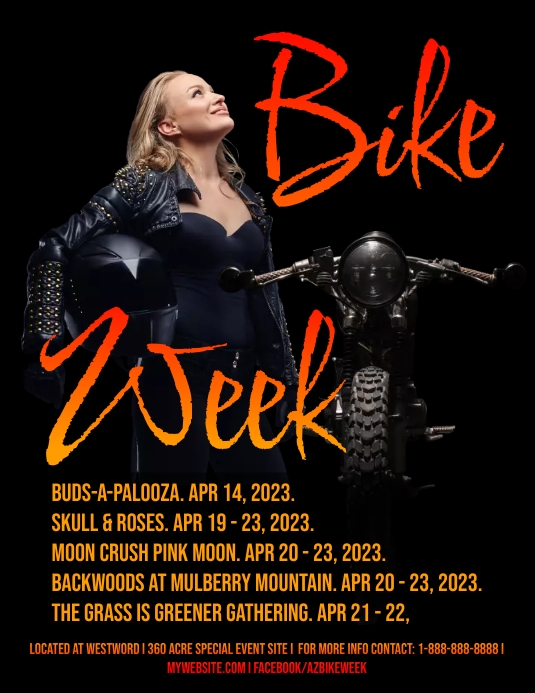 Bike Week template | PosterMyWall