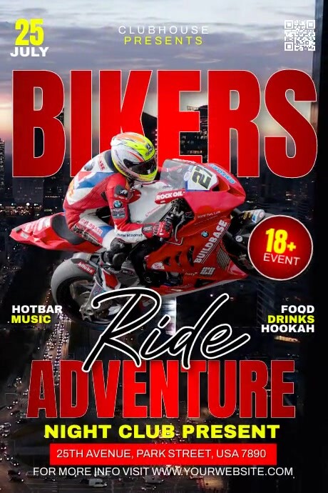 Copy of Bikers Ads | PosterMyWall