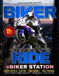 All Ride Flyer Motor Ride Ads Template | PosterMyWall