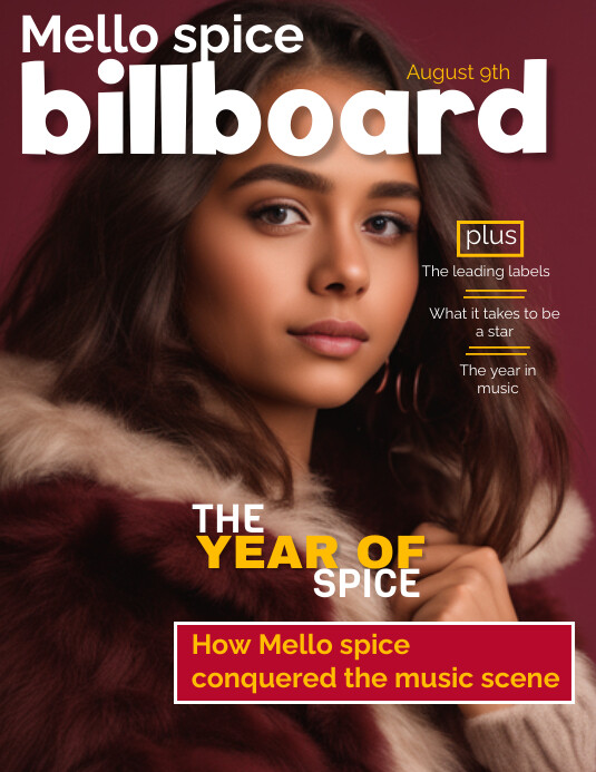 Billboard Magazine Template PosterMyWall