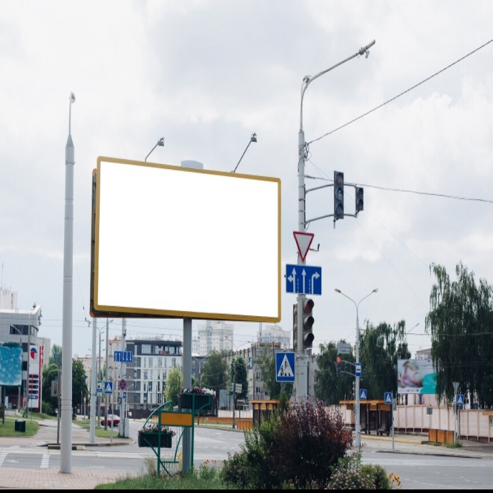 billboard mock up Instagram-Beitrag template