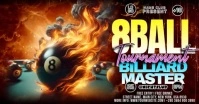 Billiard 8ball pool Tournament Facebook Gedeelde Prent template