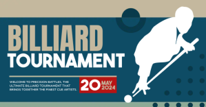 Billiard Tournament Ads Facebook 共享图片 template