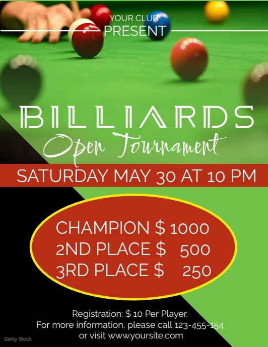 Modèle Billard | PosterMyWall