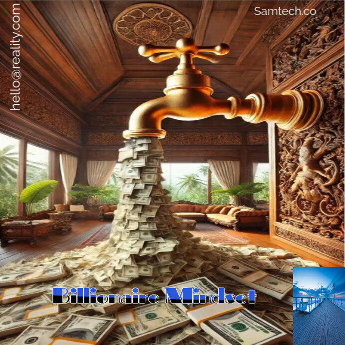 BILLIONAIRE MINDSET Instagram Post template