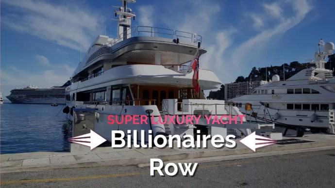 billionaire yacht row Isithombe Sekhava Yeshaneli ye-YouTube template