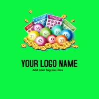 Bingo, Online Bingo Casino Game Lottery,  Logo template