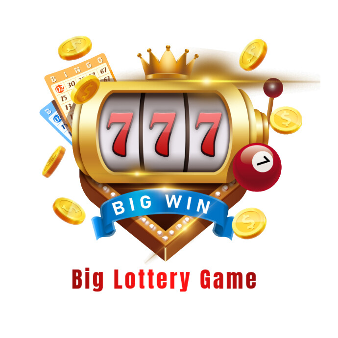 Bingo Big Lottery Game Console Logo Logótipo template