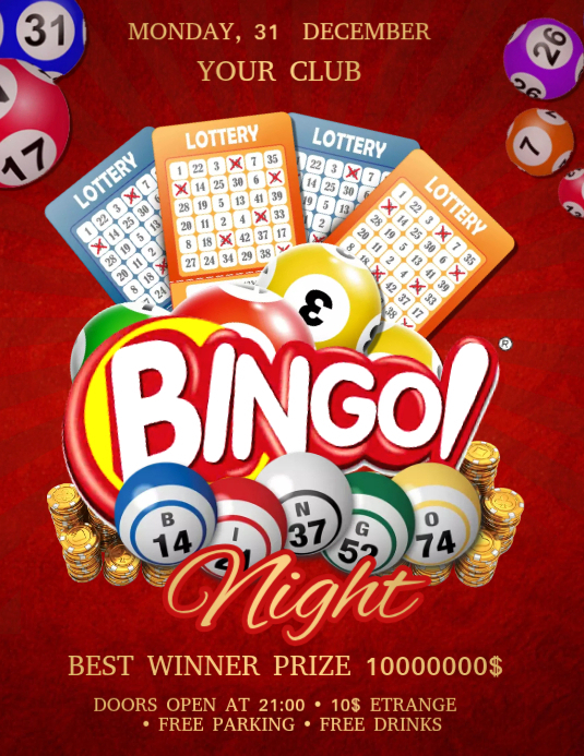 Bingo Flyer Template PosterMyWall bingo-flyer-template-postermywall