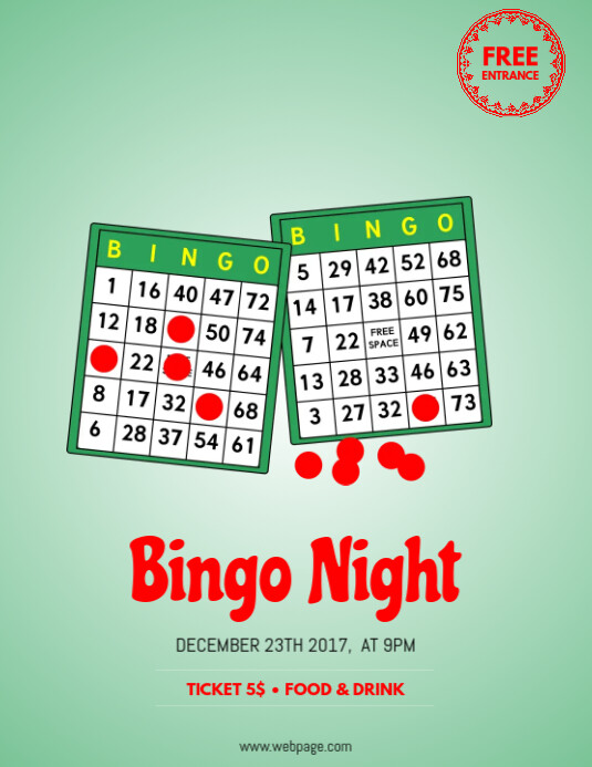 Copy of Bingo Flyer TEmplate PosterMyWall