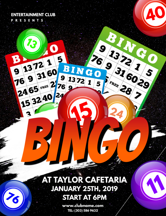 Copy of Bingo Flyer PosterMyWall