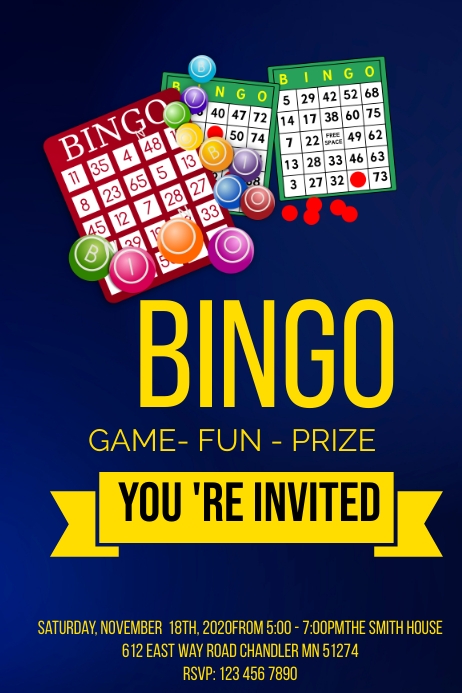 Bingo Fun game Template | PosterMyWall