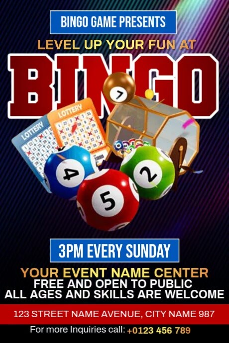 Bingo Game Iphosta template
