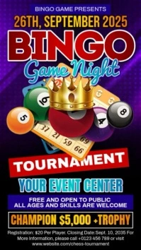 Bingo Game Night Instagram Reel template