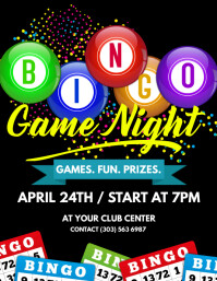 190 Bingo Night Template Aanpasbare Ontwerpsjablonen Postermywall