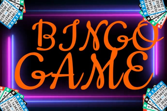 Bingo Game Poster 海报 template