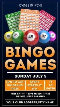 Bingo Games Historia de Instagram template