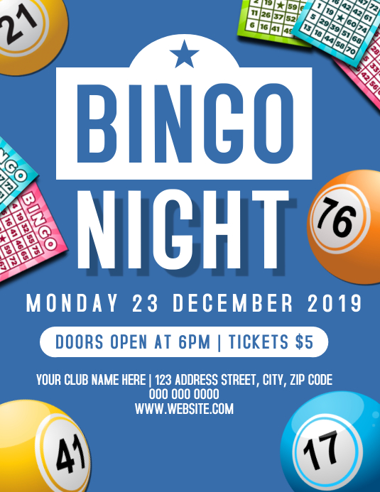 Bingo Lotto Night Event Flyer Template Postermywall Bingo Lotto Night Event Flyer Template Postermywall