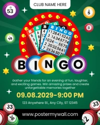 Bingo Night Contest Invitation Instagram Portrait template
