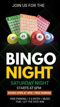 BINGO NIGHT Instagram Story template