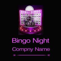 Bingo night Logo template