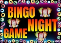 BINGO Night Pocztówka template