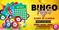 bingo night Portada de evento de Facebook template