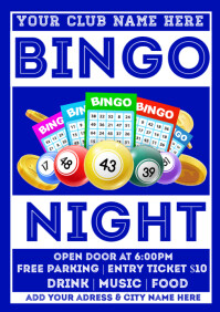 bingo night A4 template