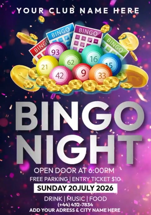 bingo night Template | PosterMyWall