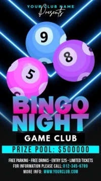 Bingo Night Instagram Story template