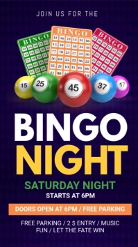 Bingo Night Instagram 快拍 template