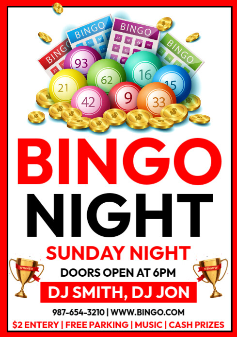 Bingo Night Template | PosterMyWall