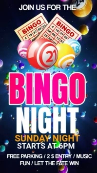 Bingo night Historia de Instagram template