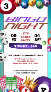 Bingo night Instagram Story template