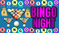 Bingo night Digitalanzeige (16:9) template