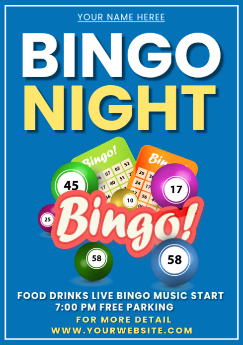 Bingo Night Event Template | PosterMyWall