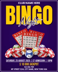Bingo Night Event Instagram Portrait template
