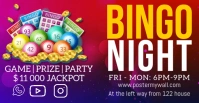 Bingo Night Facebook Event Cover template