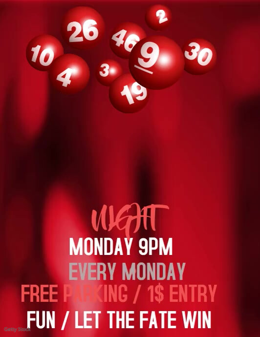 Bingo Night Flyer (us Letter) template