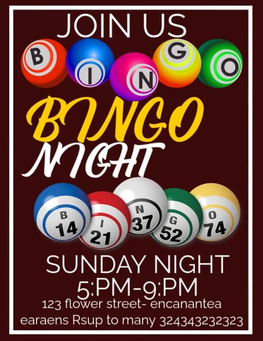Bingo Night Flyer Template | PosterMyWall