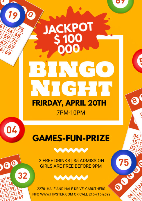 Bingo Night Flyer Template | PosterMyWall